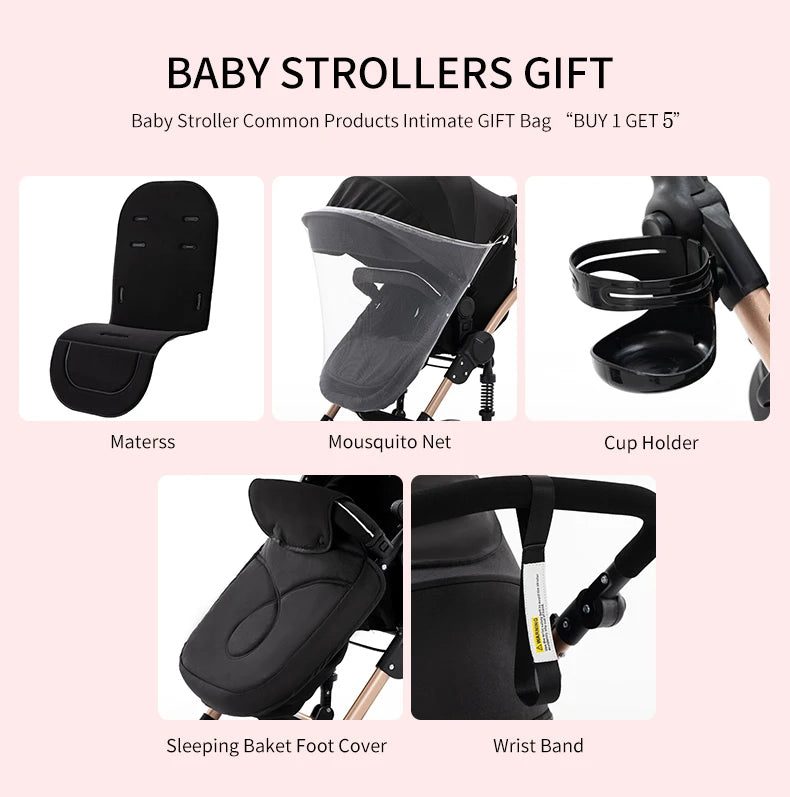 Lightweight Baby Stroller baby stroller 2 in 1 Stroller