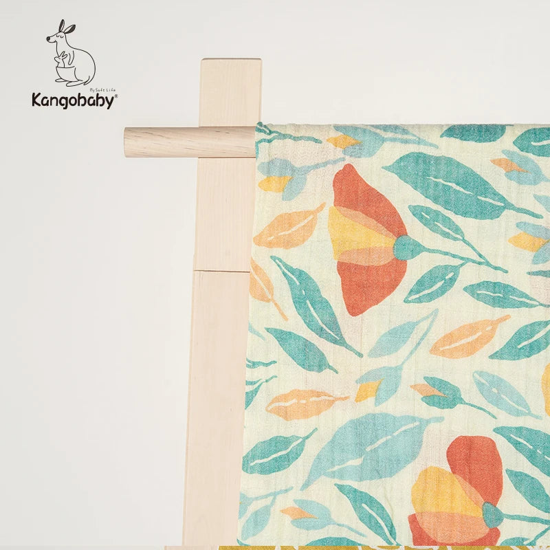 New Design Bamboo Cotton Muslin Swaddle Baby Blanket Nursing Cover
