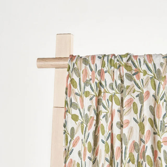 New Design Bamboo Cotton Muslin Swaddle Baby Blanket Nursing Cover