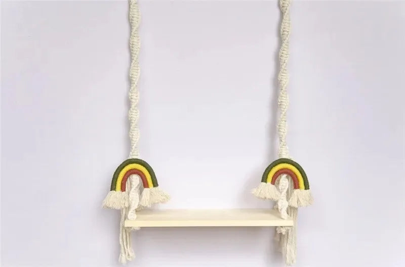 Baby Photography Props Newborn Swing Chair Wooden Furniture