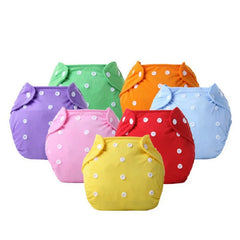 Baby Diapers Washable Reusable Nappies Grid Eco Friendly Cotton Baby Cloth