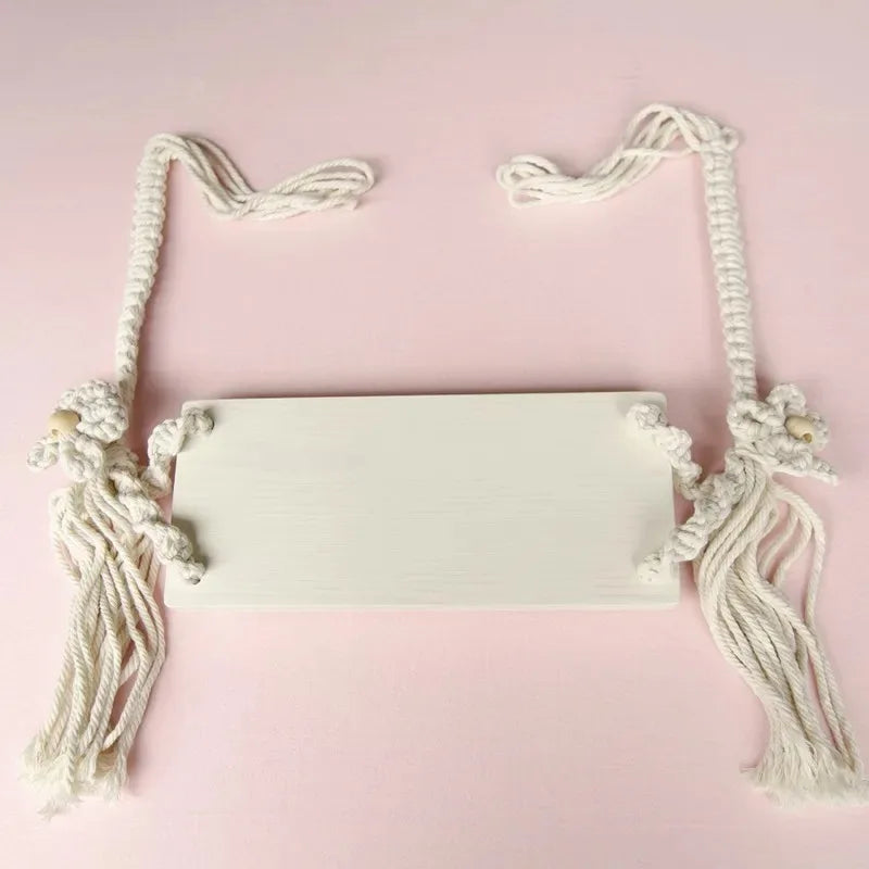 Baby Photography Props Newborn Swing Chair Wooden Furniture