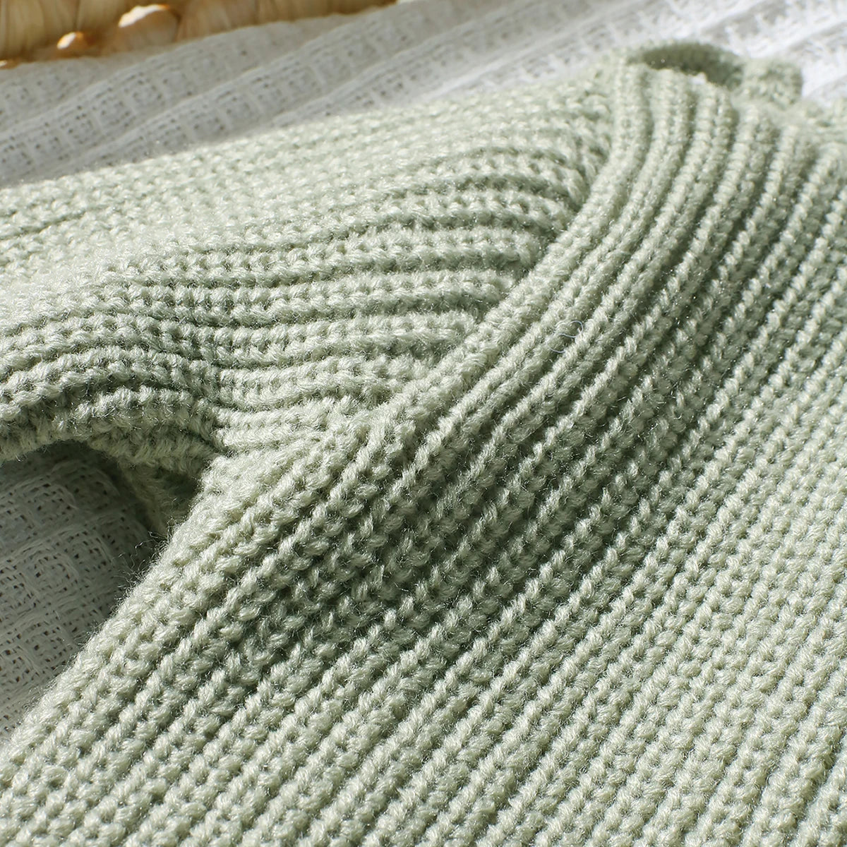 Hello World Knitting Newborn Photography Romper
