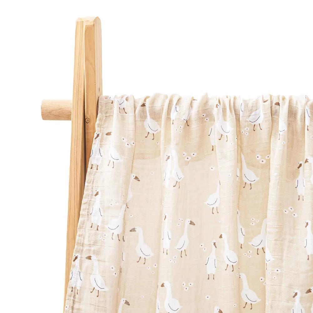 New Design Bamboo Cotton Muslin Swaddle Baby Blanket Nursing Cover
