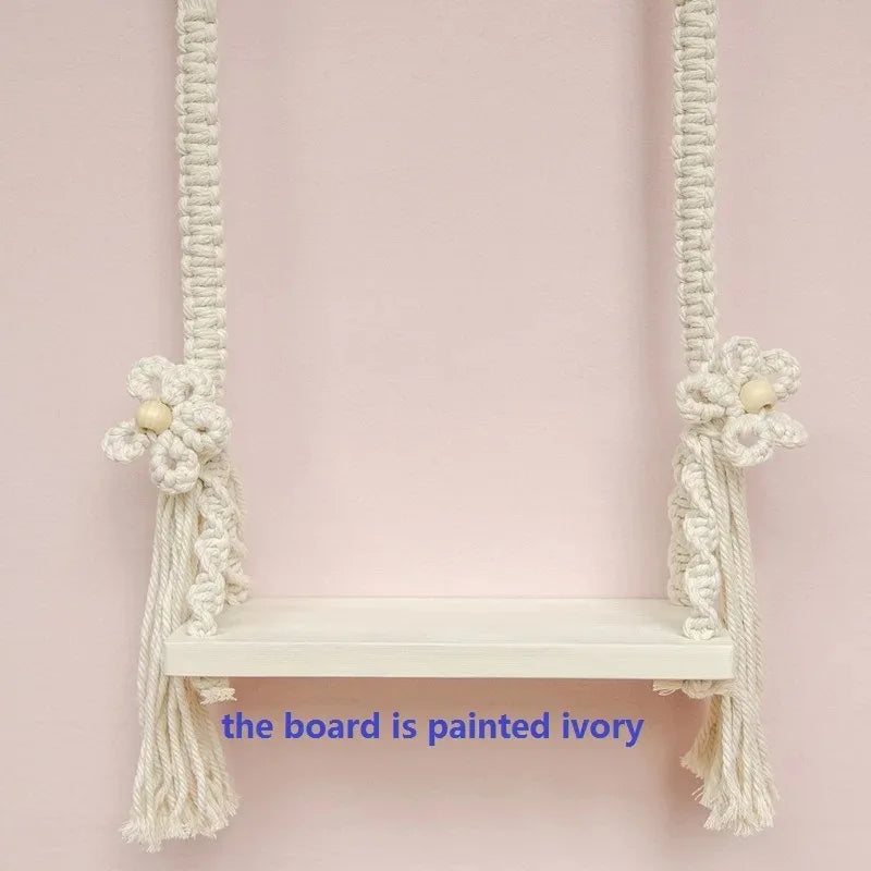 Baby Photography Props Newborn Swing Chair Wooden Furniture