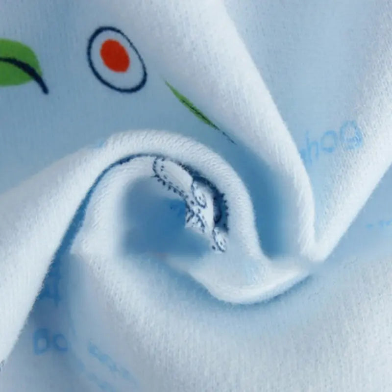 5pcs/set Newborn Baby Suit Set Top 2 Pants Hat Bibs 0-3 M Clothing Set