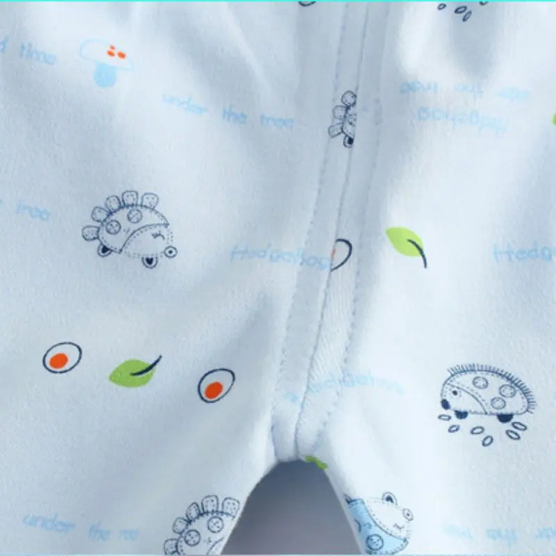 5pcs/set Newborn Baby Suit Set Top 2 Pants Hat Bibs 0-3 M Clothing Set