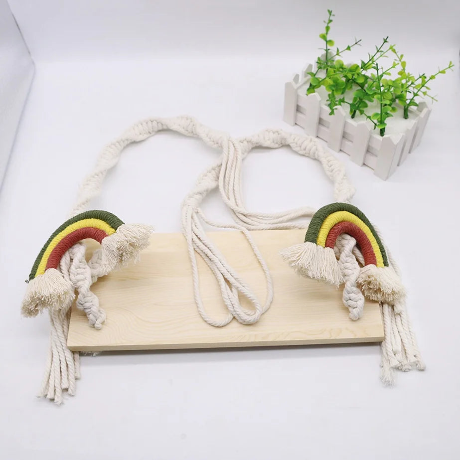 Baby Photography Props Newborn Swing Chair Wooden Furniture