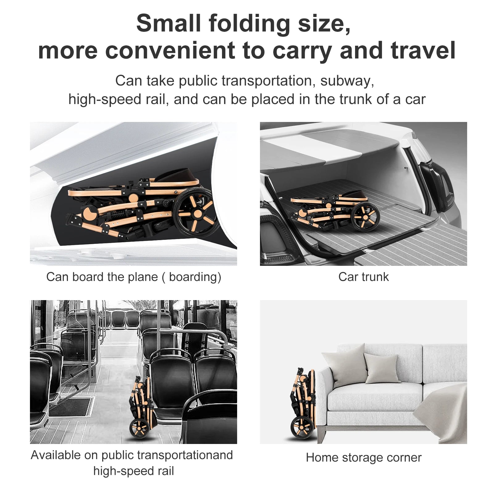 Lightweight Baby Stroller baby stroller 2 in 1 Stroller