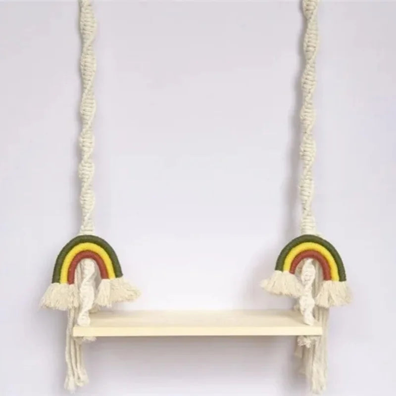 Baby Photography Props Newborn Swing Chair Wooden Furniture