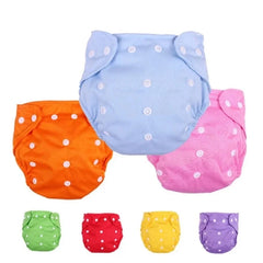 Baby Diapers Washable Reusable Nappies Grid Eco Friendly Cotton Baby Cloth