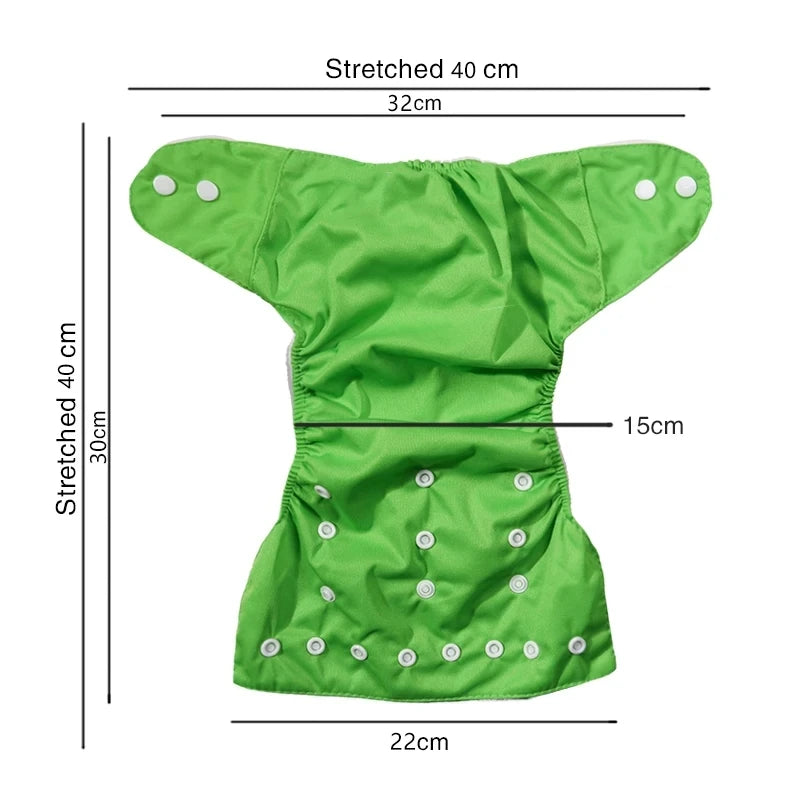 Baby Diapers Washable Reusable Nappies Grid Eco Friendly Cotton Baby Cloth