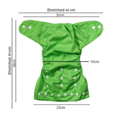 Baby Diapers Washable Reusable Nappies Grid Eco Friendly Cotton Baby Cloth