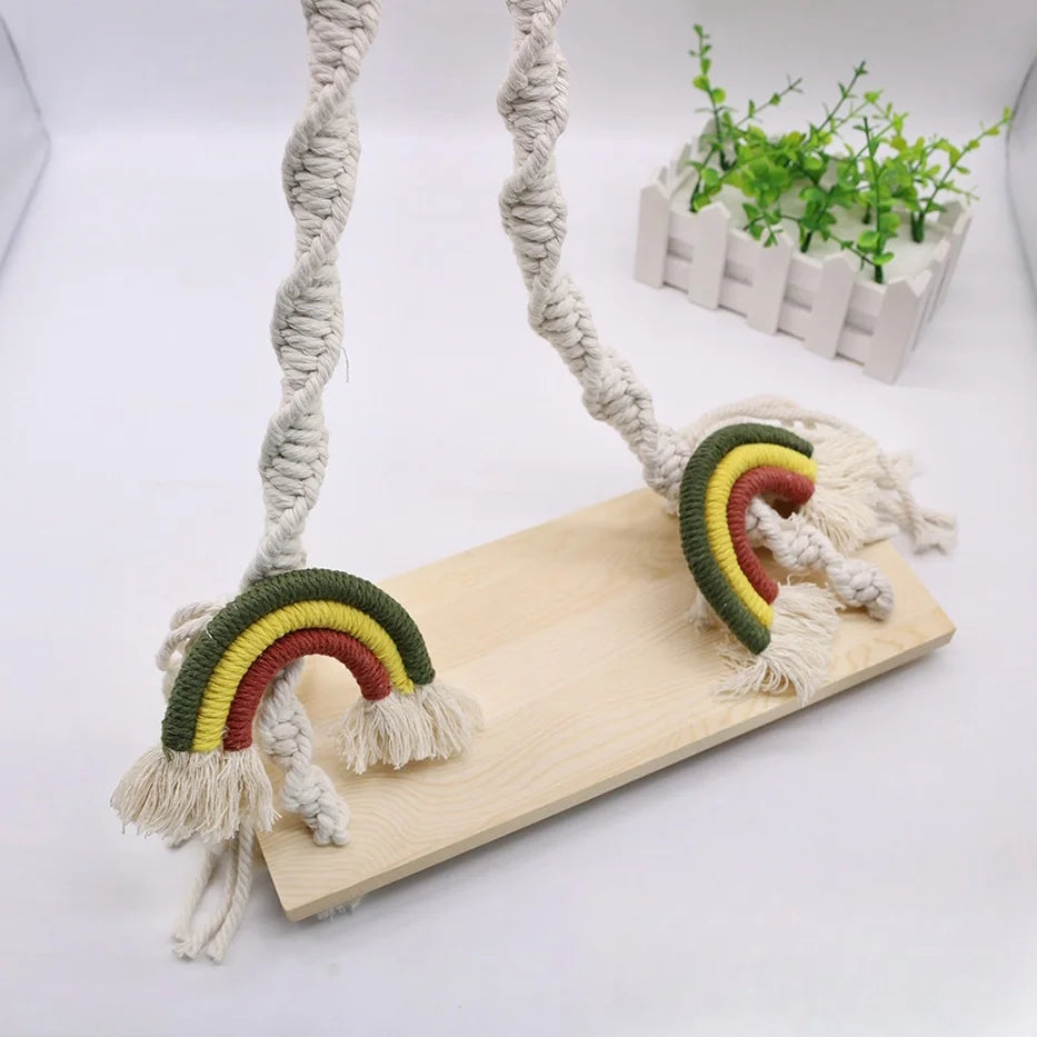 Baby Photography Props Newborn Swing Chair Wooden Furniture