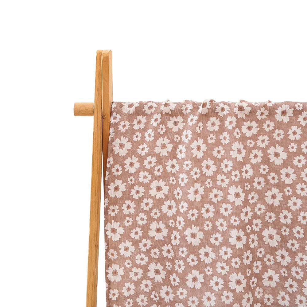New Design Bamboo Cotton Muslin Swaddle Baby Blanket Nursing Cover